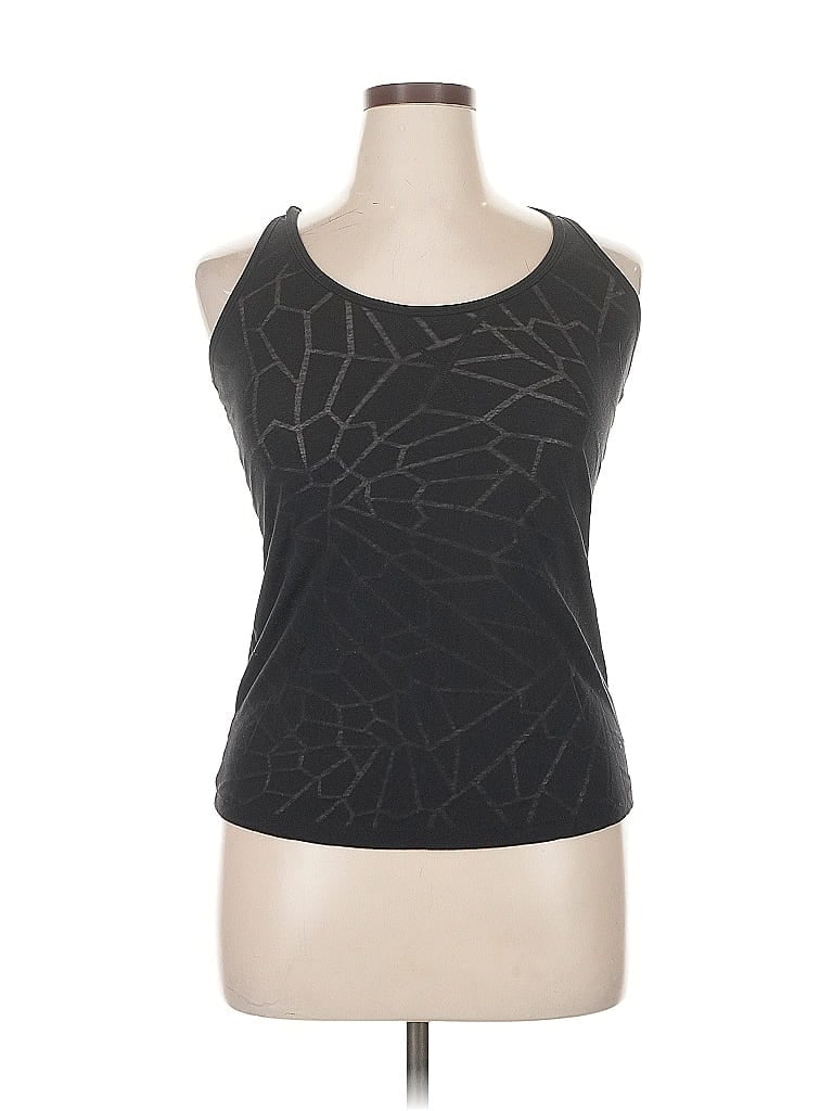 Pre-owned Active By Old Navy Tank Top Black Halter Neckline Tops