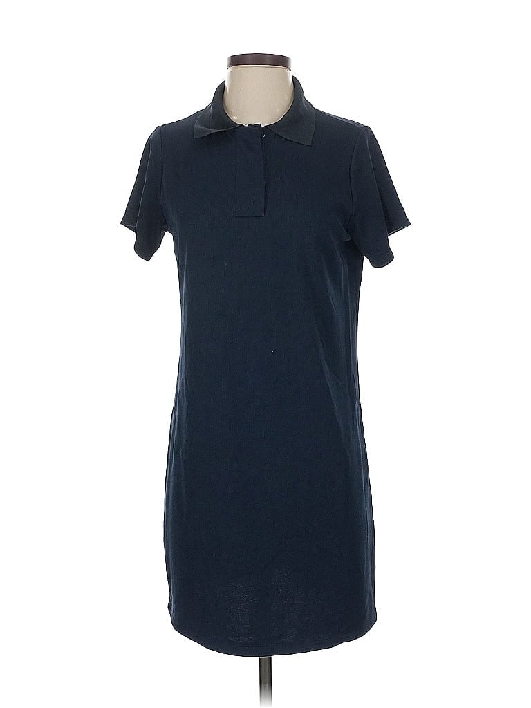 Pre-owned Pull & Bear Casual Dress In Blue