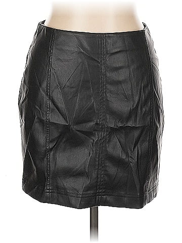 Free People Faux Leather Skirt (view 1)