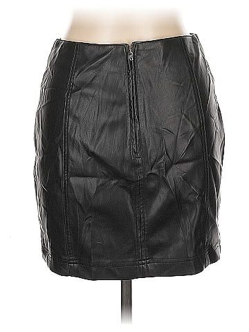 Free People Faux Leather Skirt (view 2)