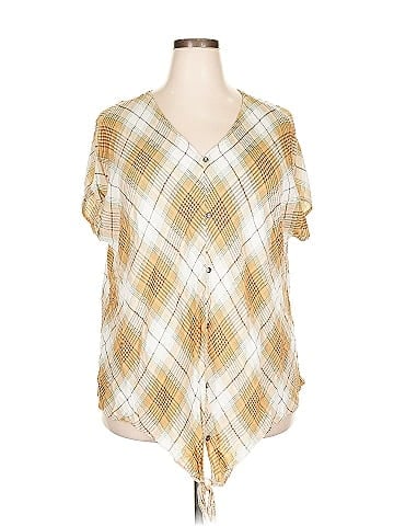 Cj Banks Short Sleeve Blouse (view 1)
