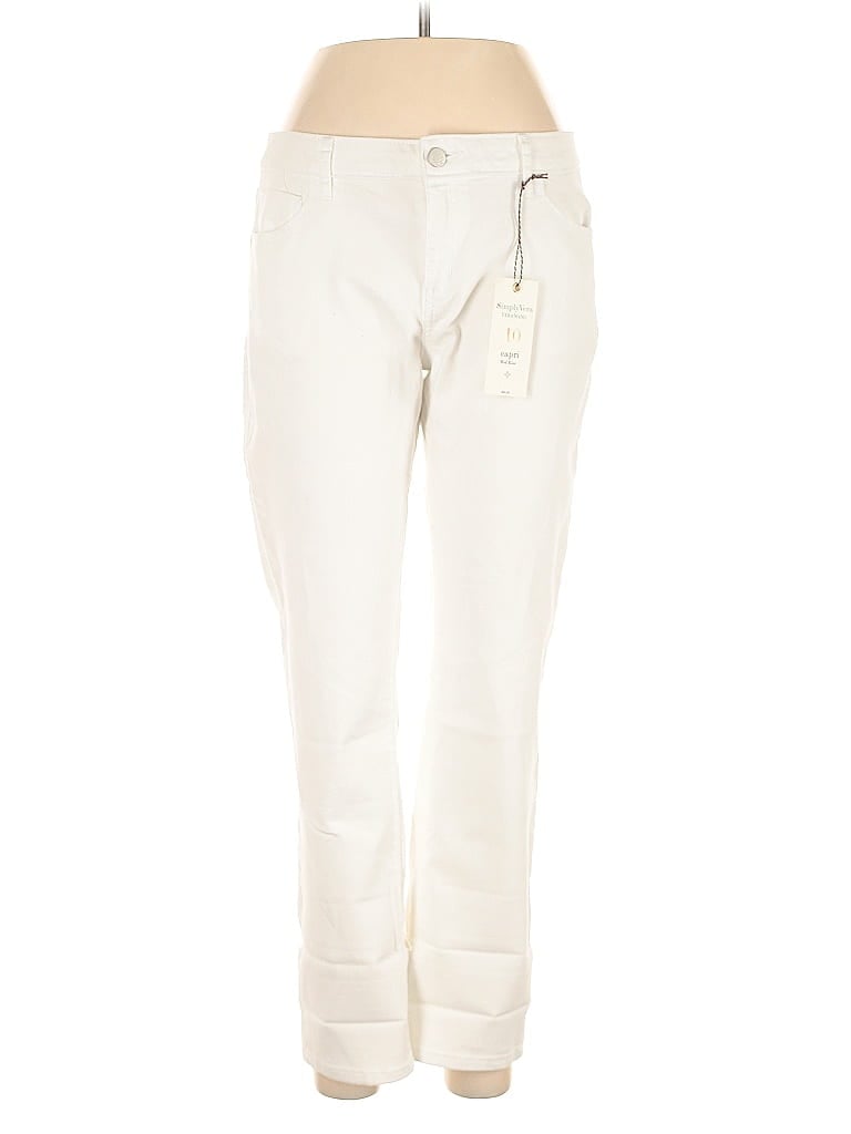 Pre-owned Simply Vera Vera Wang Jeans In White