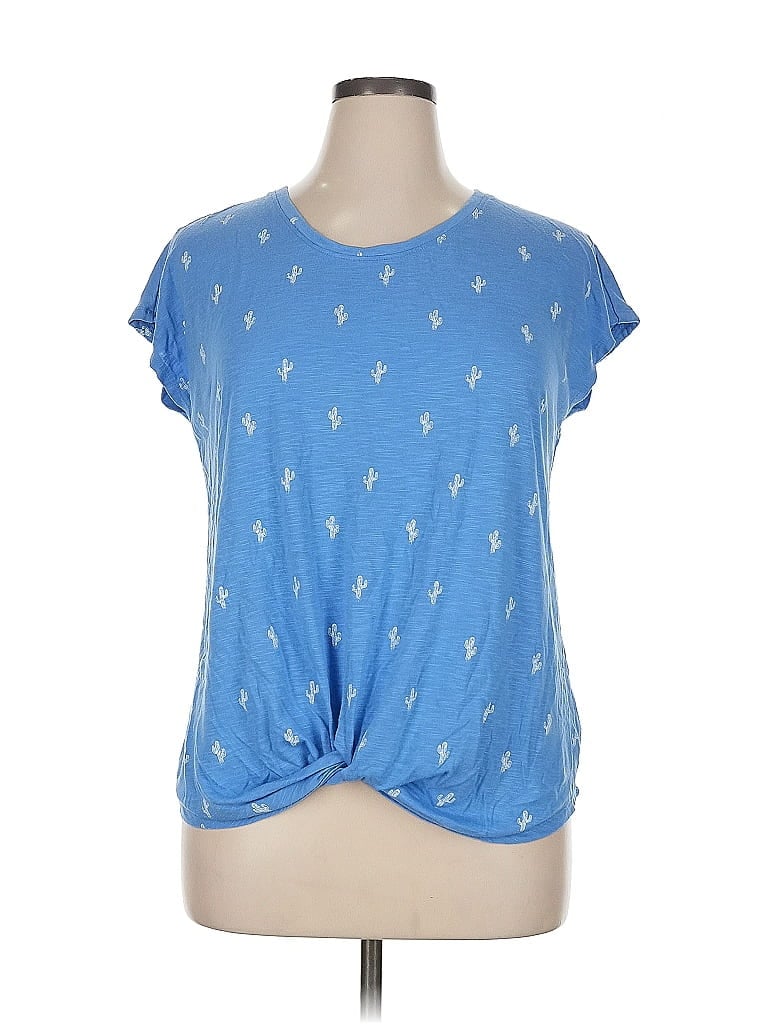 IZOD Pre-owned Short Sleeve T-shirt In Blue