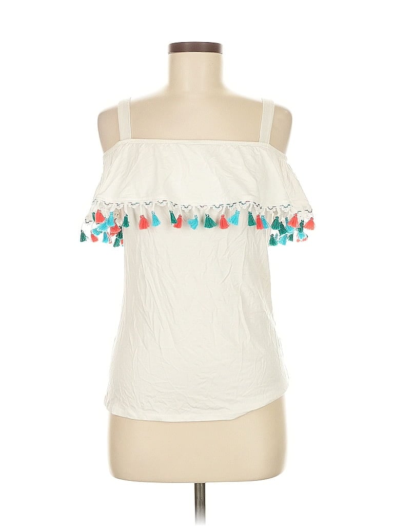 The Vanity Room Sleeveless Blouse In White