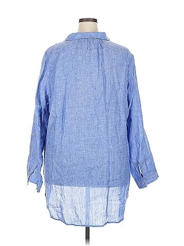 Jones New York 3/4 Sleeve Button-Down Shirt (view 2)