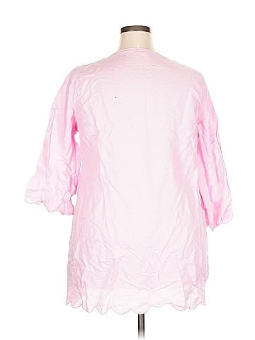 J.Crew Factory Store 3/4 Sleeve Blouse (view 2)