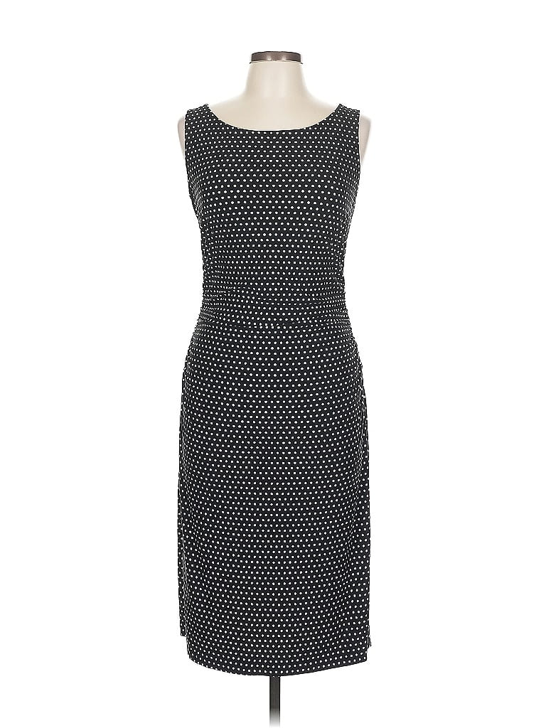 Norma Kamali Polka Dots Black Casual Dress Size L - photo 1