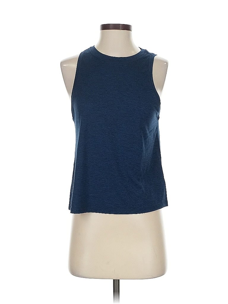 Pre-owned Athleta Sleeveless T-shirt In Blue