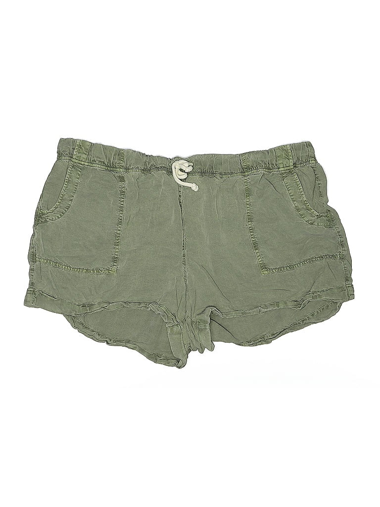 Pre-owned Aerie Khaki Shorts In Green
