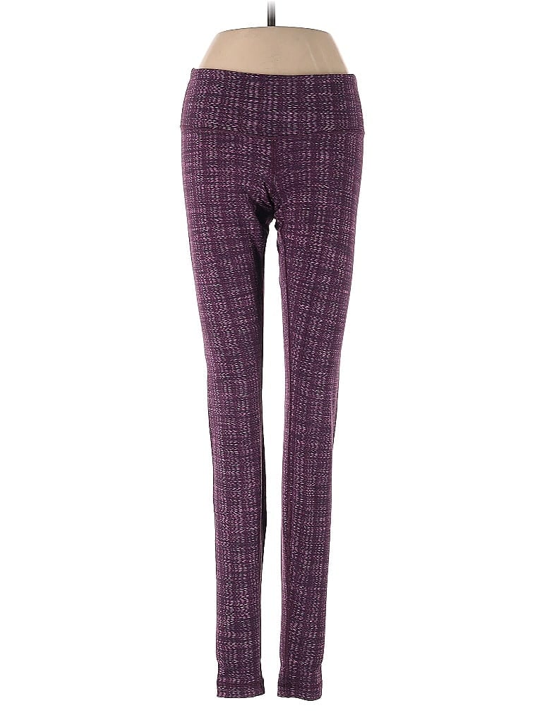 Pre-owned Lululemon Athletica Leggings In Purple