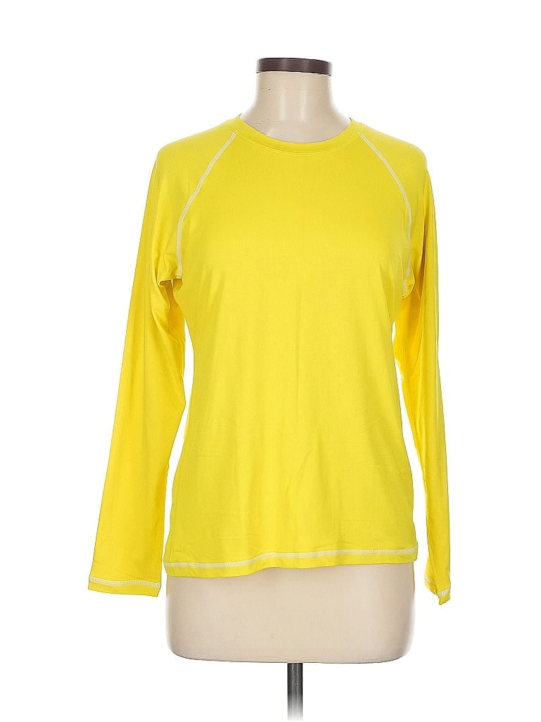 Click to view more detailed imagery on our partner's website Pre-owned Jcrew 3/4 Sleeve T-shirt In Yellow
