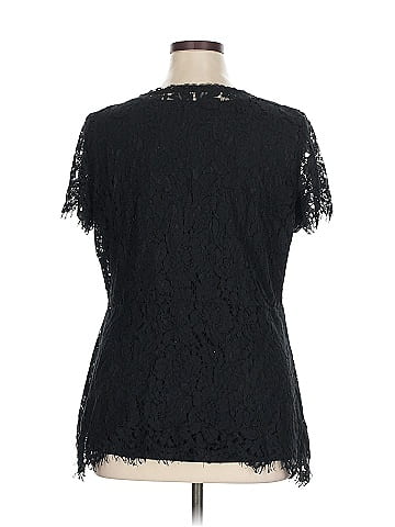 Isaac Mizrahi LIVE! Short Sleeve Blouse (view 2)