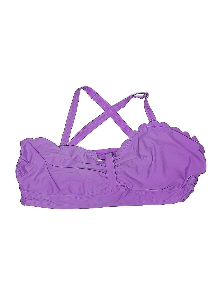 UNBRANDED Pre-owned Swimsuit Top Purple Swimwear