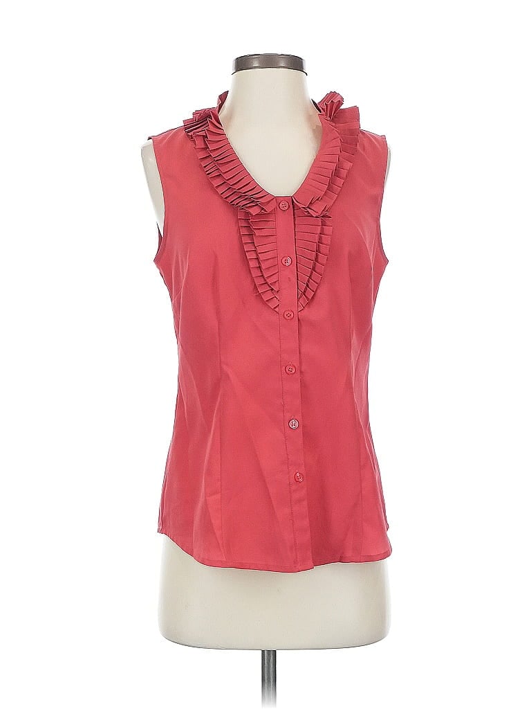 Pre-owned The Limited Sleeveless Blouse In Red
