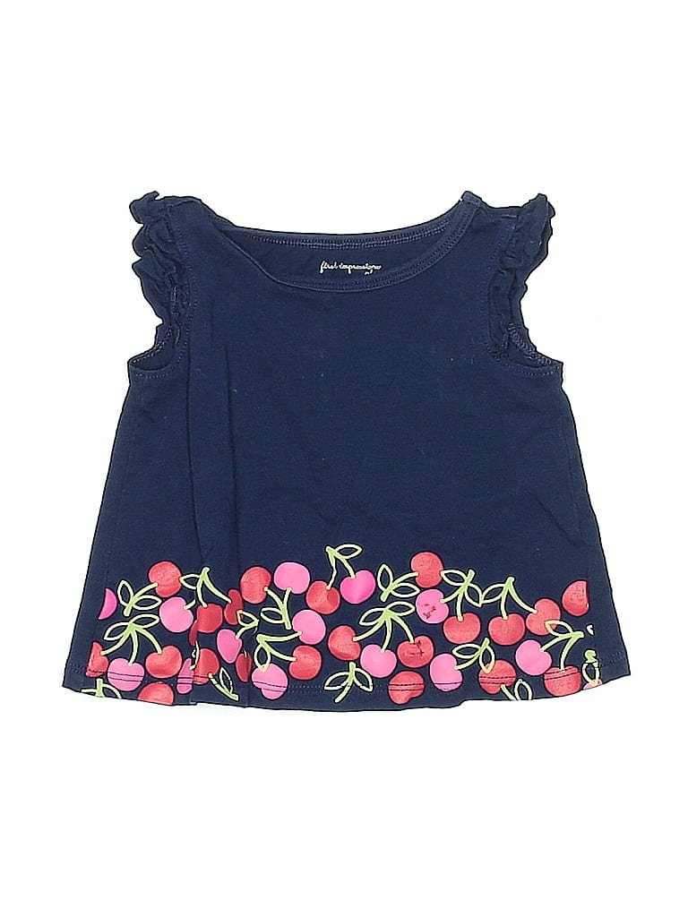 Click to view more detailed imagery on our partner's website Pre-owned First Impressions Babies' Sleeveless T-shirt In Blue