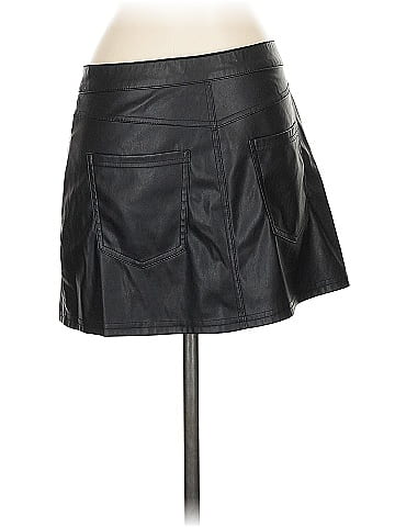 Future Collective Faux Leather Skirt (view 2)
