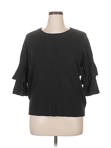 NY Collection 3/4 Sleeve Top (view 1)