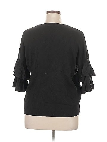 NY Collection 3/4 Sleeve Top (view 2)