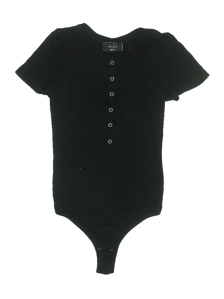 Pre-owned Vici Bodysuit In Black