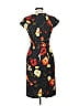 Black Halo Print Black Cocktail Dress Size 6 - photo 2