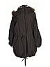 Worth 100% Polyester Solid Brown Coat Size S - photo 1