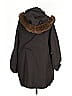 Worth 100% Polyester Solid Brown Coat Size S - photo 2