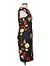 Black Halo Print Black Cocktail Dress Size 6 - photo 3