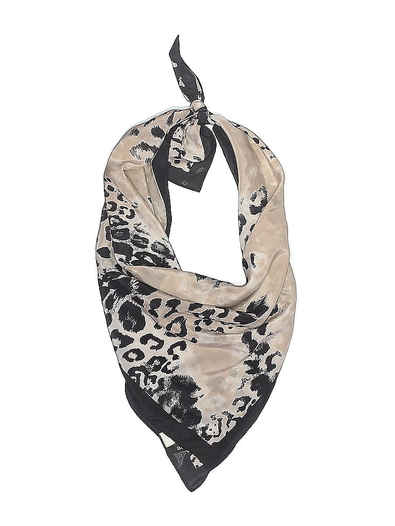 Pre-owned Assorted Brands Scarf In Black