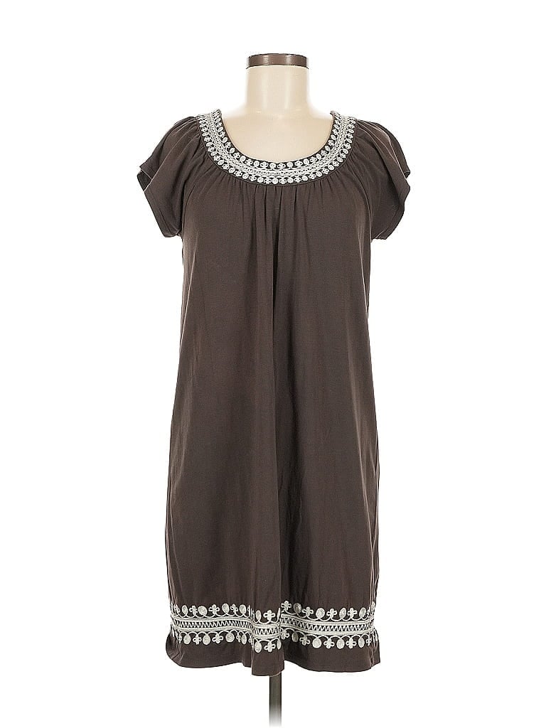 Pre-owned Ann Taylor Loft Outlet Casual Dress In Brown