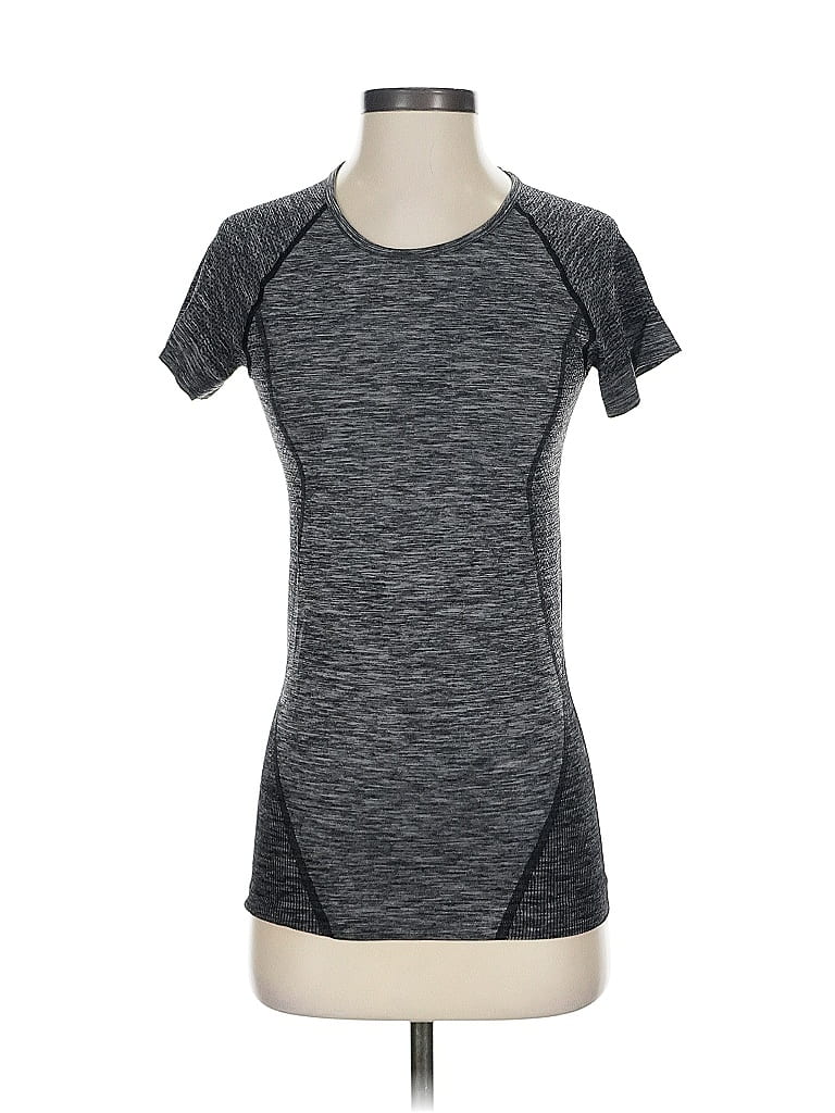 Pre-owned Zella Active T-shirt In Gray