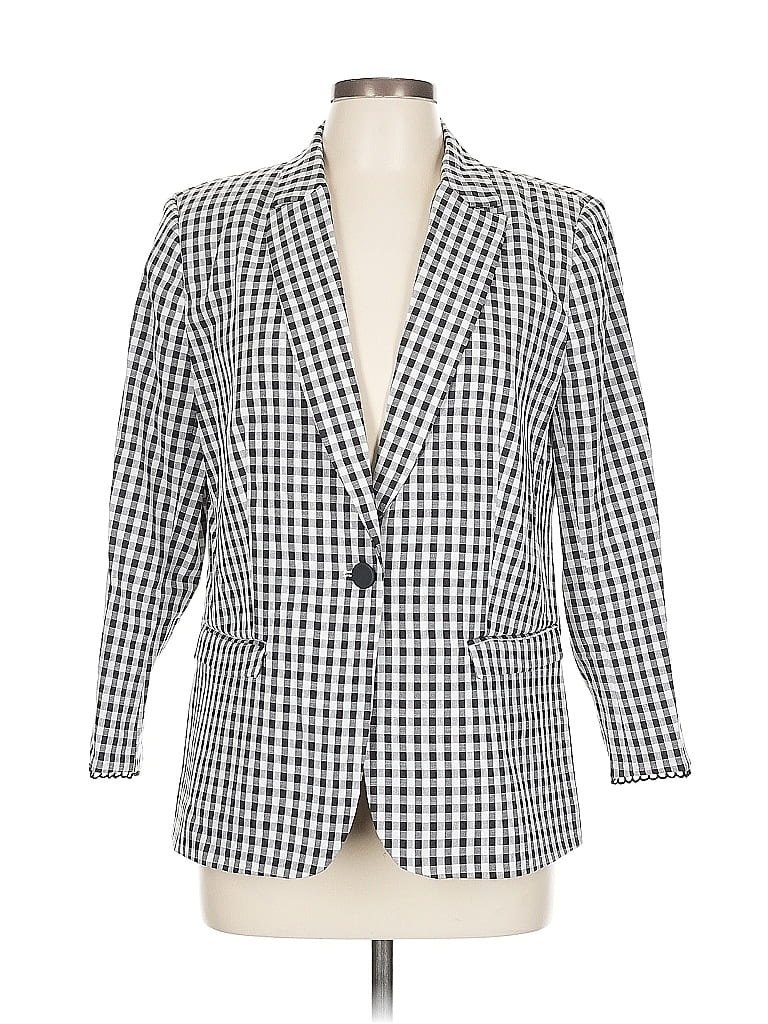 Pre-owned Laundry By Shelli Segal Blazer Jacket In White