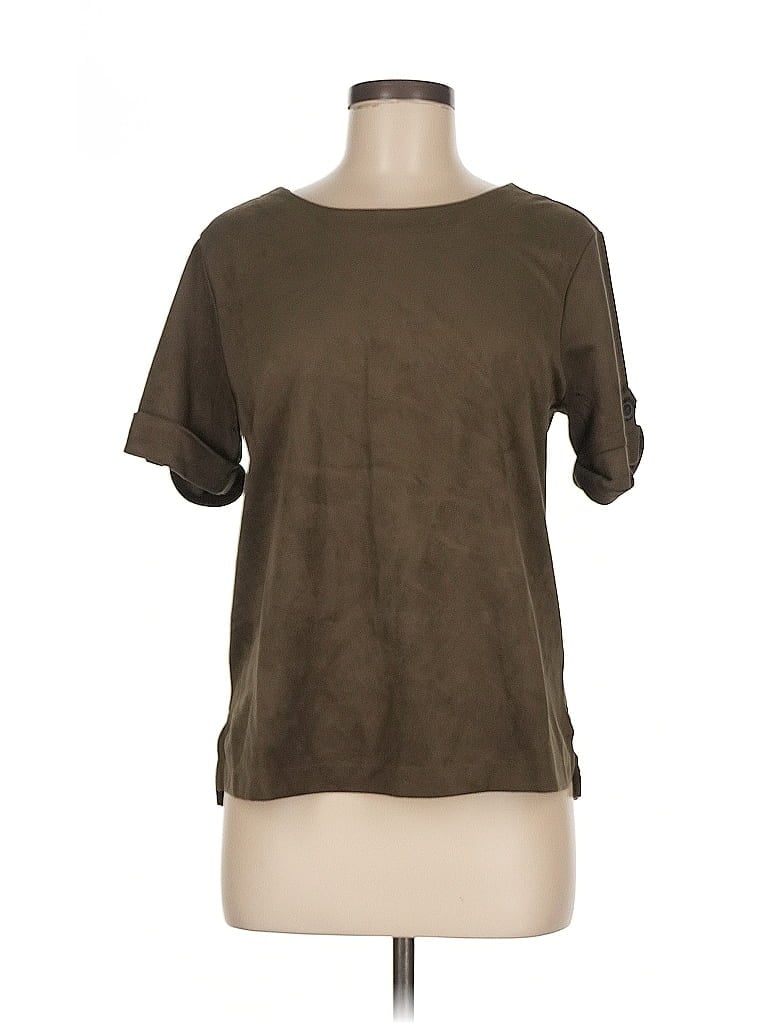 Pre-owned Banana Republic Factory Store Short Sleeve T-shirt In Brown