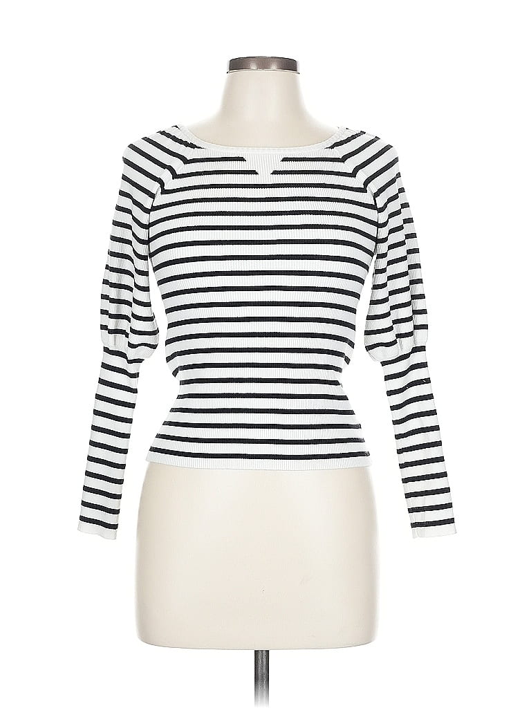 Habitat White Long Sleeve Top Size 10 - photo 1