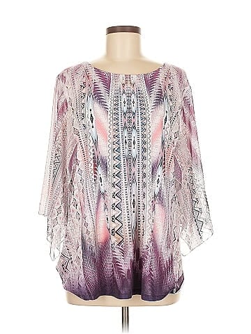 One World 3/4 Sleeve Blouse (view 1)