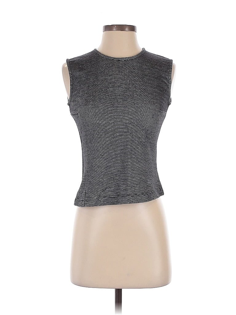 Pre-owned Assorted Brands Sleeveless T-shirt In Gray
