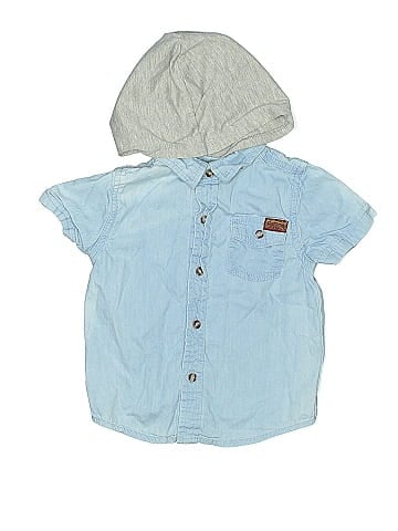 7 For All Mankind Short Sleeve Button-Down Shirt (view 1)
