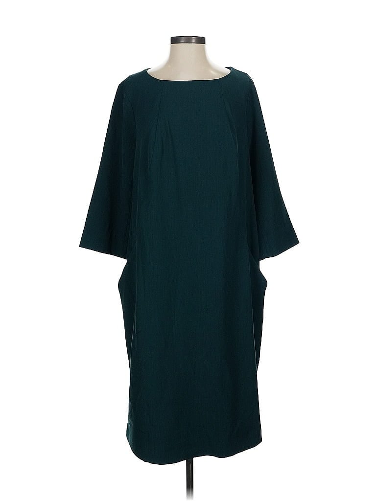 Pre-owned Mm. Lafleur Casual Dress In Blue