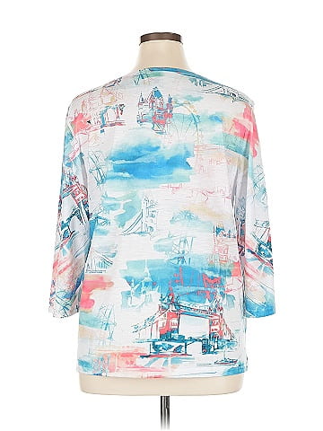 Zenergy by Chico's 3/4 Sleeve T-Shirt (view 2)