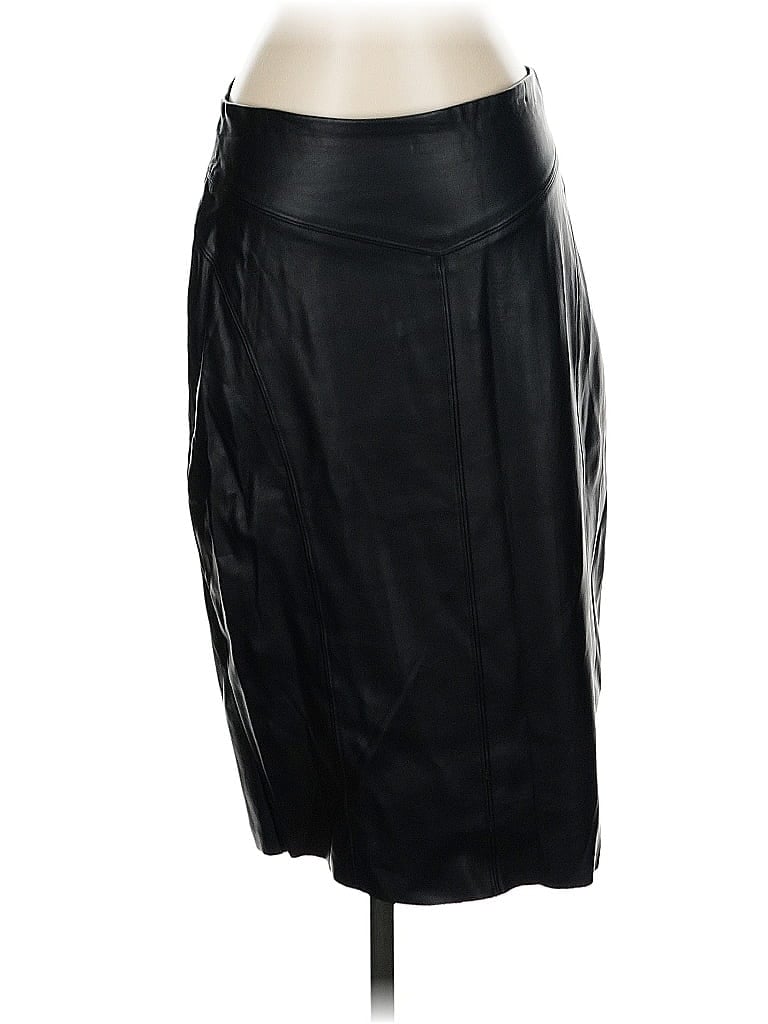 Click to view more detailed imagery on our partner's website Pre-owned Express Faux Leather Skirt In Black