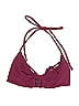 Assorted Brands Solid Burgundy Swimsuit Top Size XXS (estimated) - photo 1