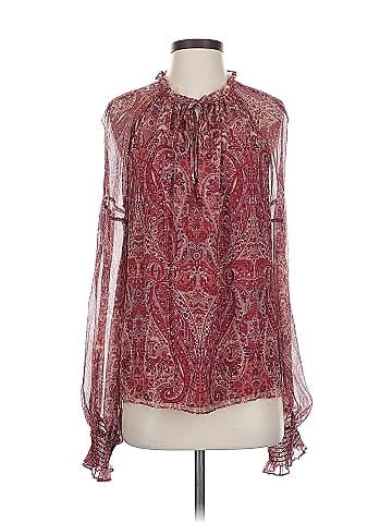 Ramy Brook Long Sleeve Silk Top (view 1)