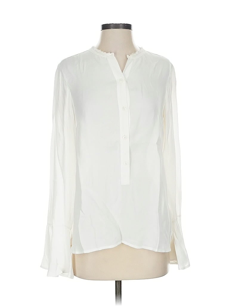 Click to view more detailed imagery on our partner's website Pre-owned Club Monaco Long Sleeve Blouse In White