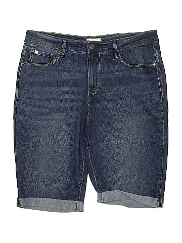 Curve Appeal Denim Shorts (view 1)