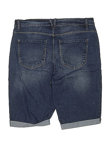 Curve Appeal Denim Shorts (view 2)