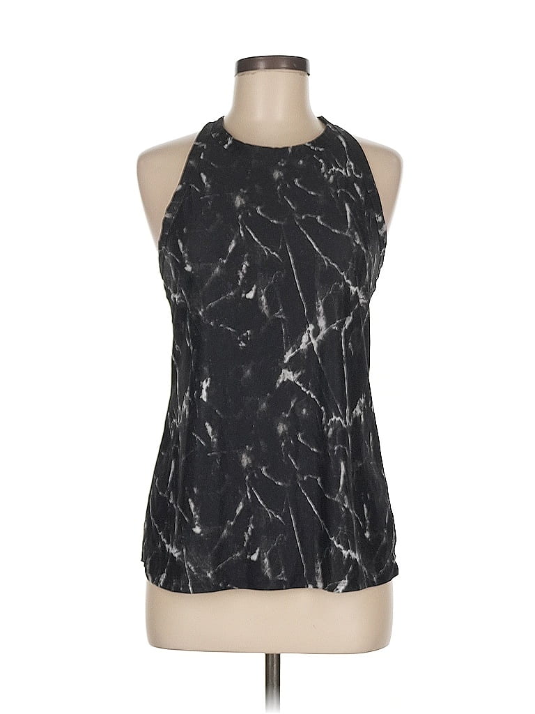 UNBRANDED Pre-owned Tank Top Black Halter Neckline Tops