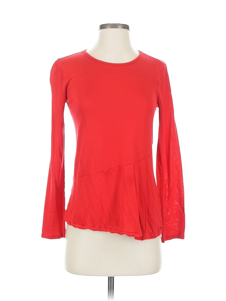 Pre-owned Armani Exchange 3/4 Sleeve T-shirt In Red
