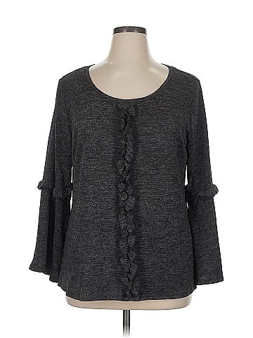 NY Collection 3/4 Sleeve Top (view 1)