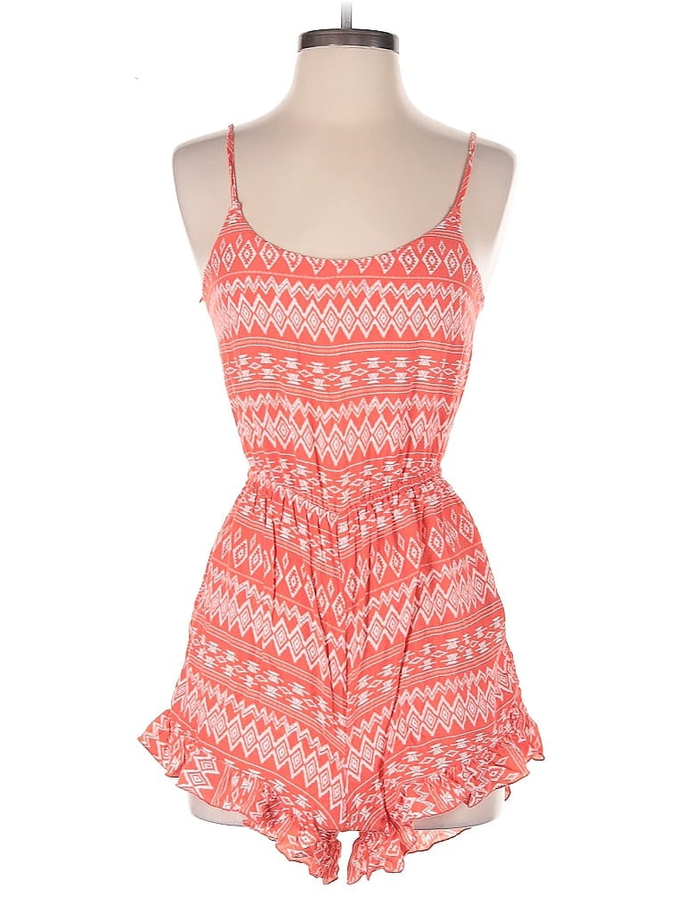 Pre-owned La Hearts Romper In Orange