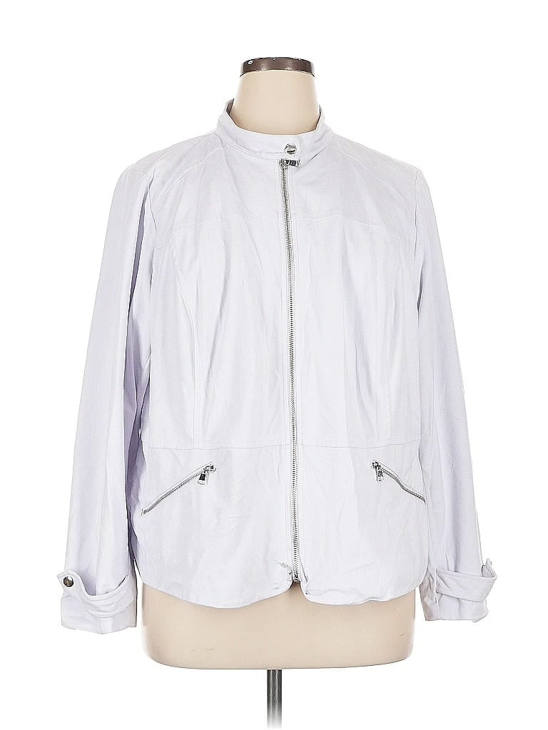 Pre-owned Cj Banks Track Jacket In White