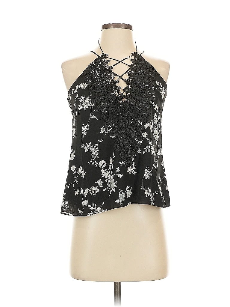 Wayf Sleeveless Blouse In Black